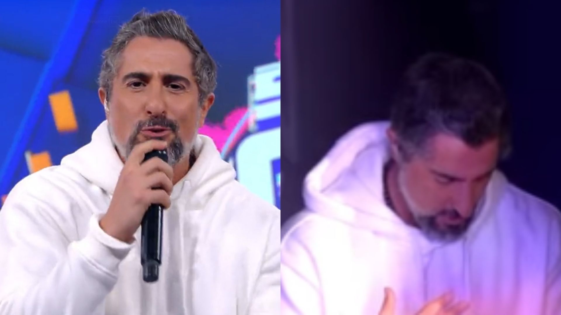 Marcos Mion é flagrado em ritual nos bastidores do ‘Caldeirão’: “Achei tão forte”