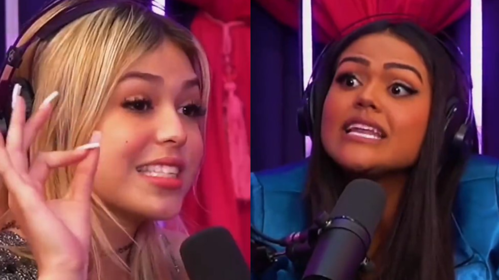 Melody e Camila Loures discutem feio em podcast: “Não sou biscoiteira”