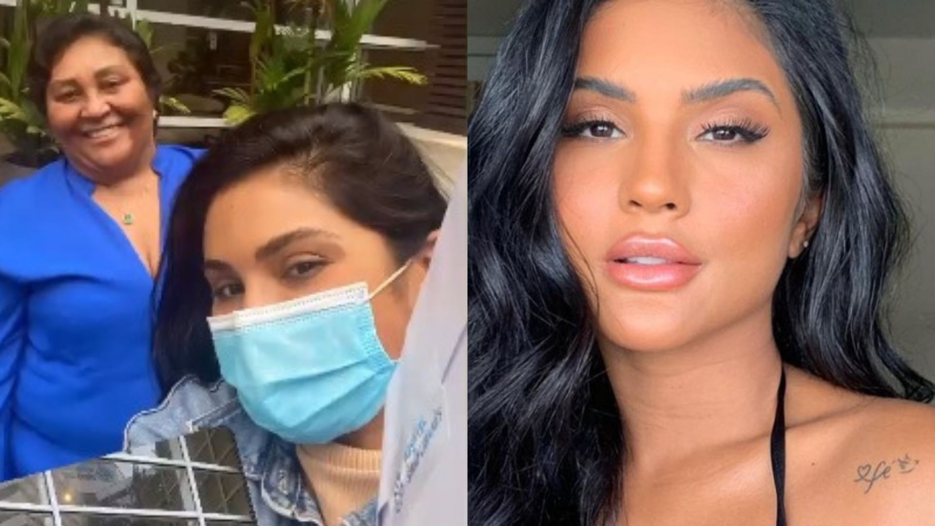 Mileide Mihaile celebra alta de sua mãe Doralice após tratamento contra câncer
