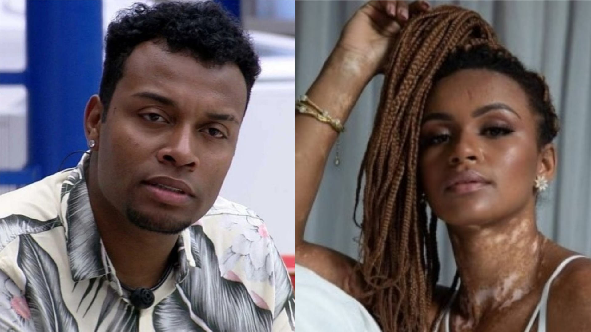 BBB22: Nego Di debocha de vídeo íntimo e vitiligo de Natália: “Dálmata”