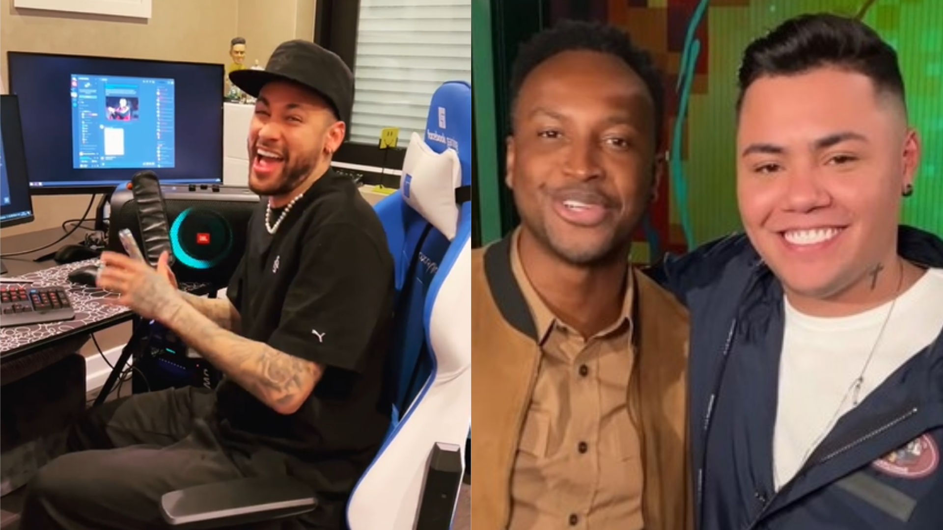Neymar vaza música de Thiaguinho e Felipe Araújo: “Só o pai tem”