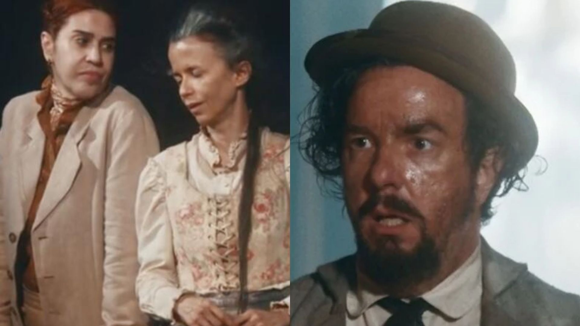 Nos Tempos do Imperador: Clemência vive amor lésbico com Vitória e deixam Quinzinho