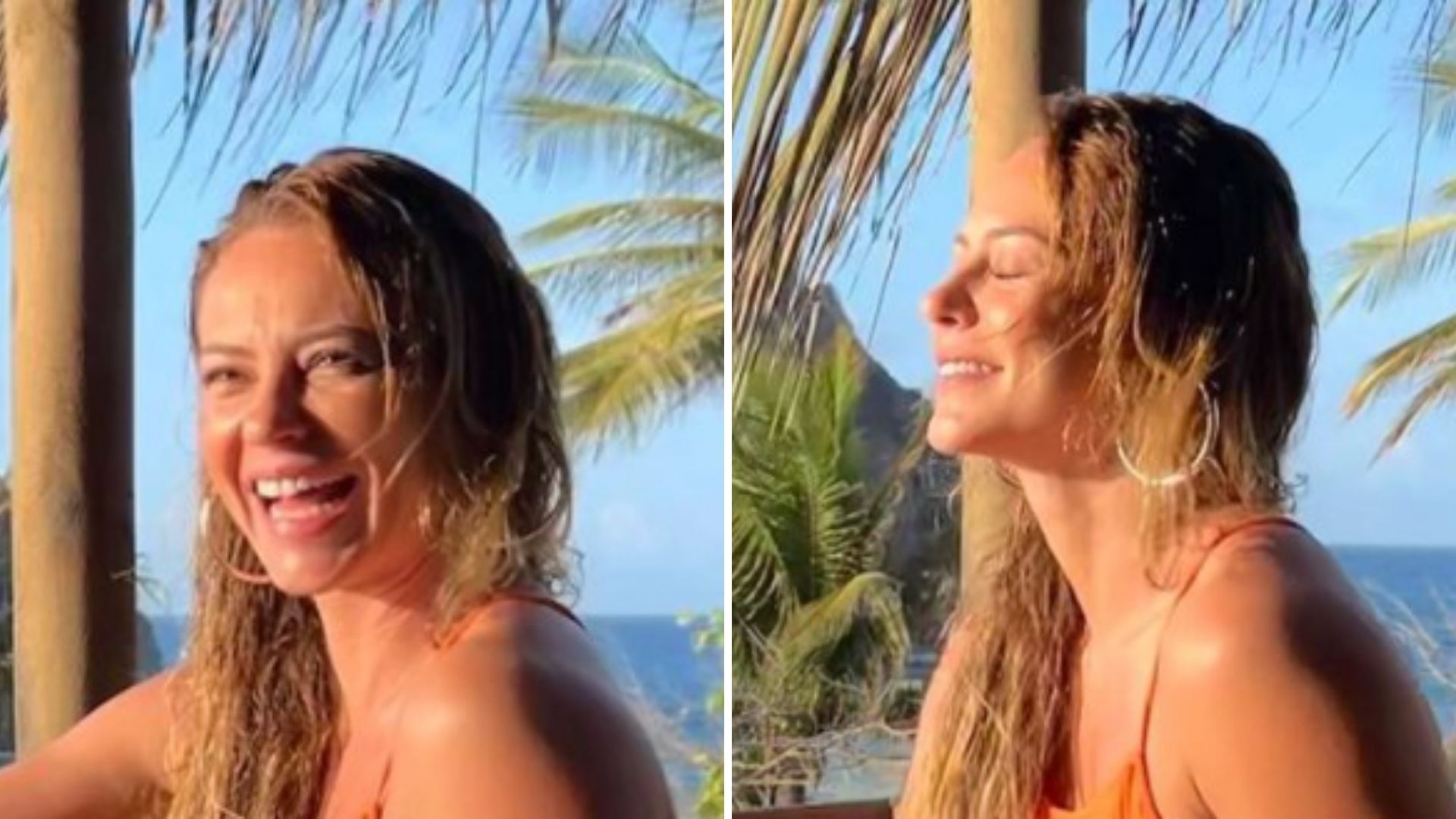 Sem sutiã, Paolla Oliveira elege vestido de alcinha e esbanja sensualidade
