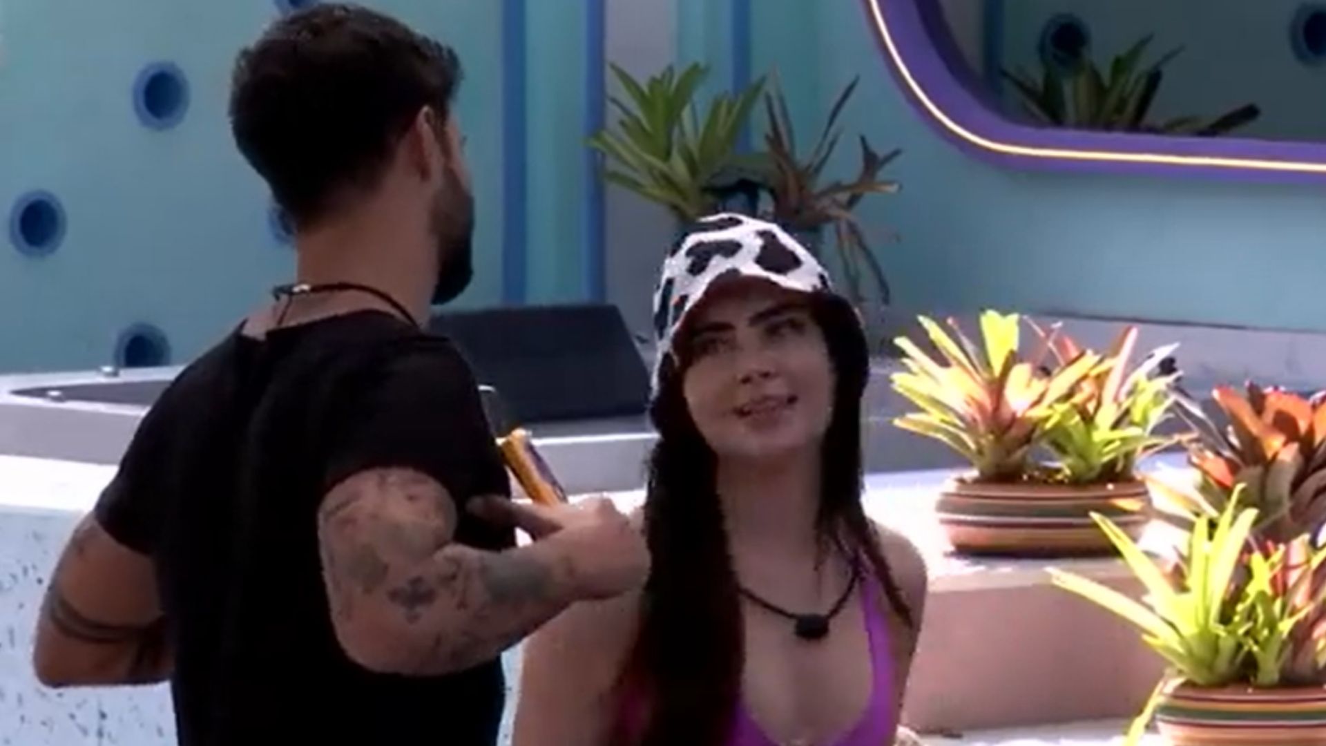 BBB22: Rodrigo flecha Jade, mas recebe um fora e sister insinua que ele é velho