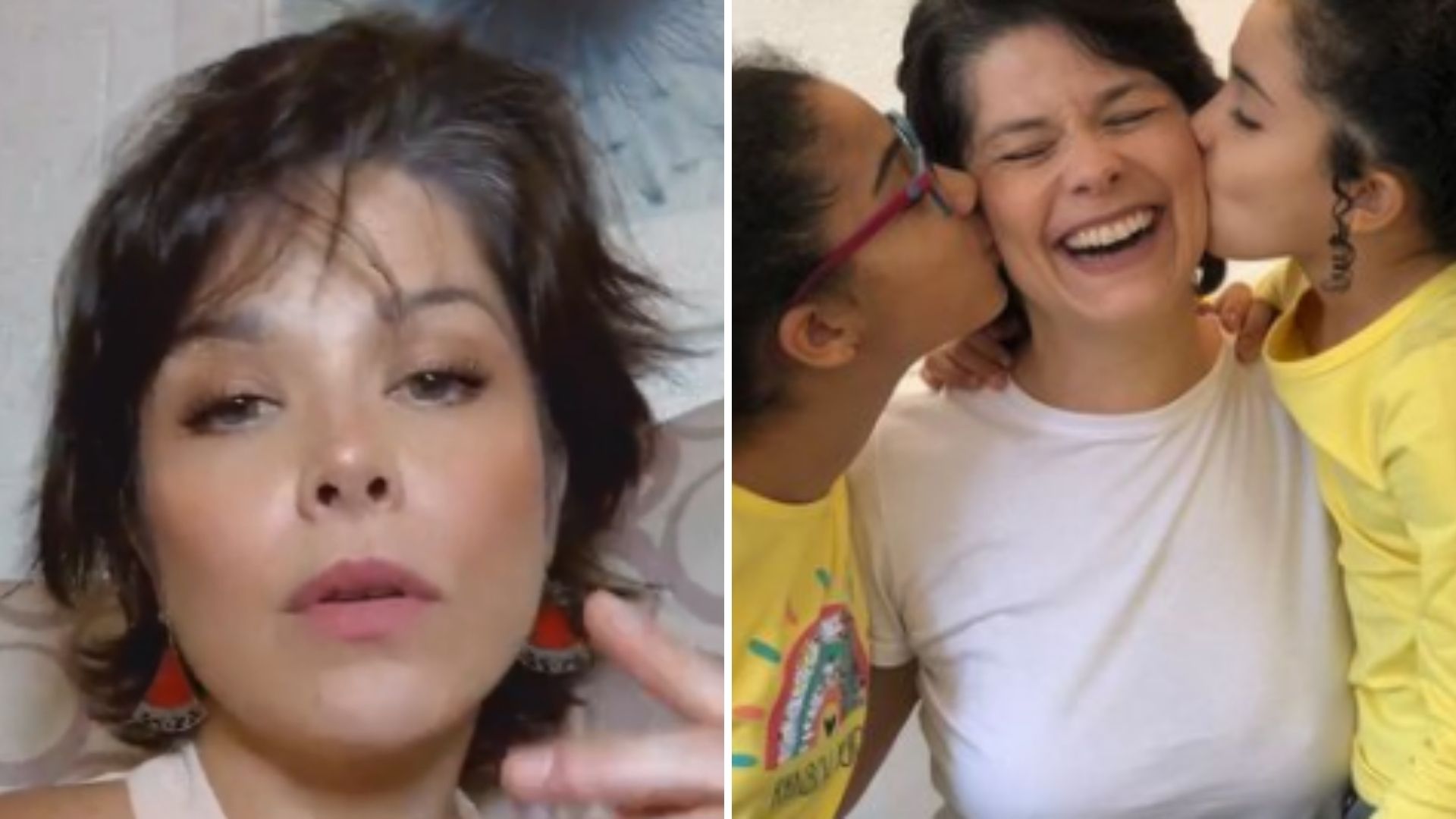Samara Felippo cai no choro ao vacinar a filha nos EUA: “Gratidão e esperança”