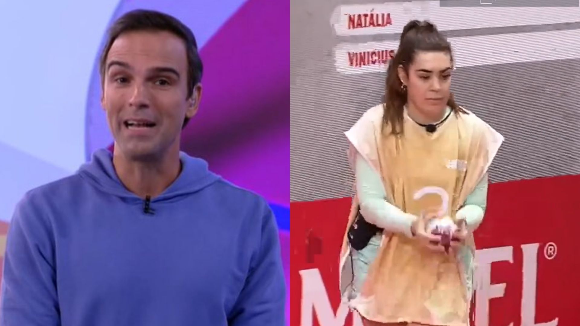 BBB22: Tadeu Schmidt surpreende e dá puxão de orelha em Naiara: “Não faça”