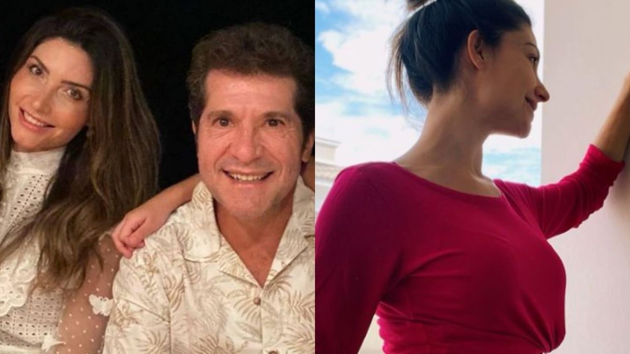 Na terceira gestação, Aline de Pádua levanta a blusa e exibe barriguinha meiguíssima: “Crescendo”