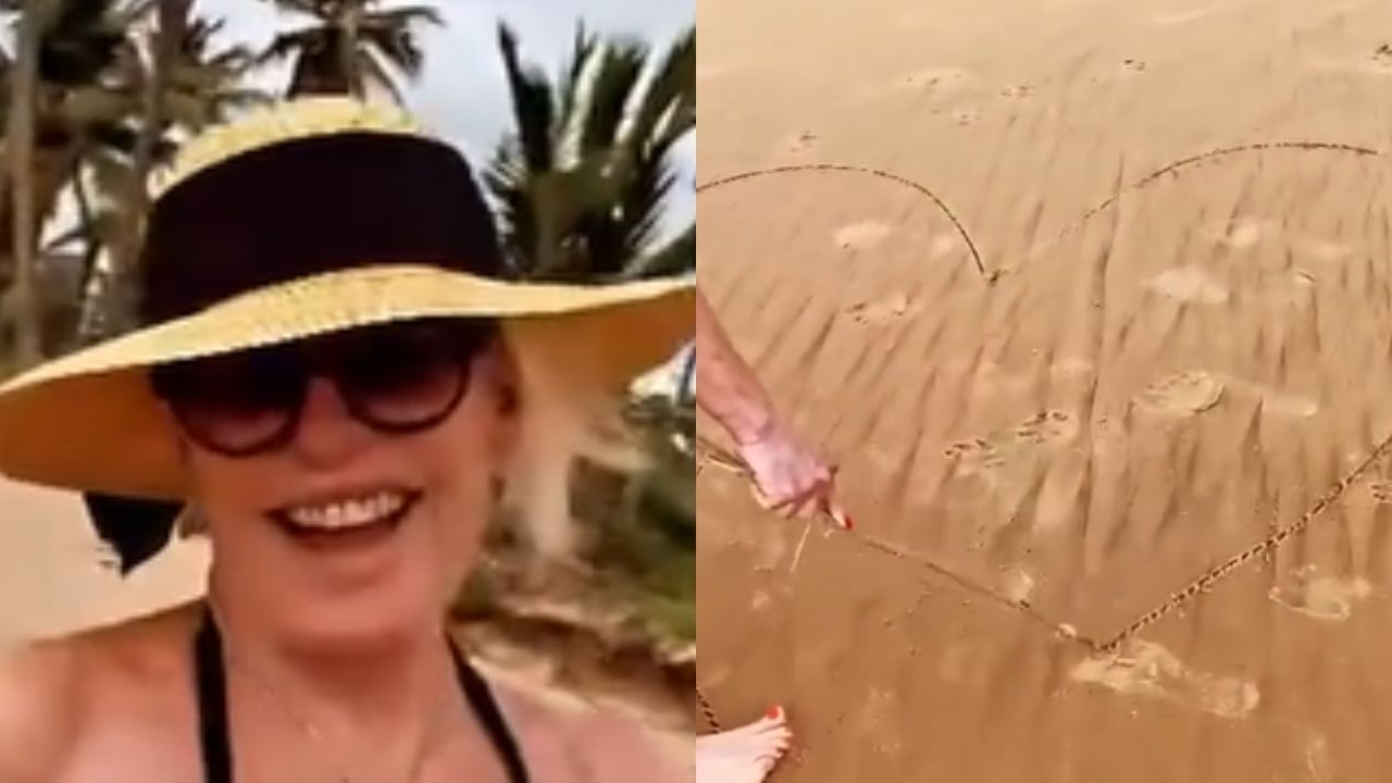 Aos 72 anos, Ana Maria Braga curte folga de biquíni na praia e fãs cobrem o físico de elogios: “Corpinho lindo”