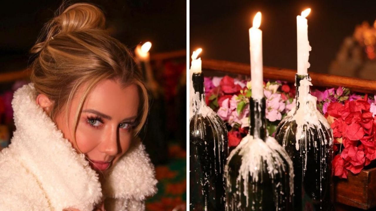 Puro luxo! Ana Paula Siebert exibe detalhes de jantar caprichado em sua fazenda: “Sem meu marido”