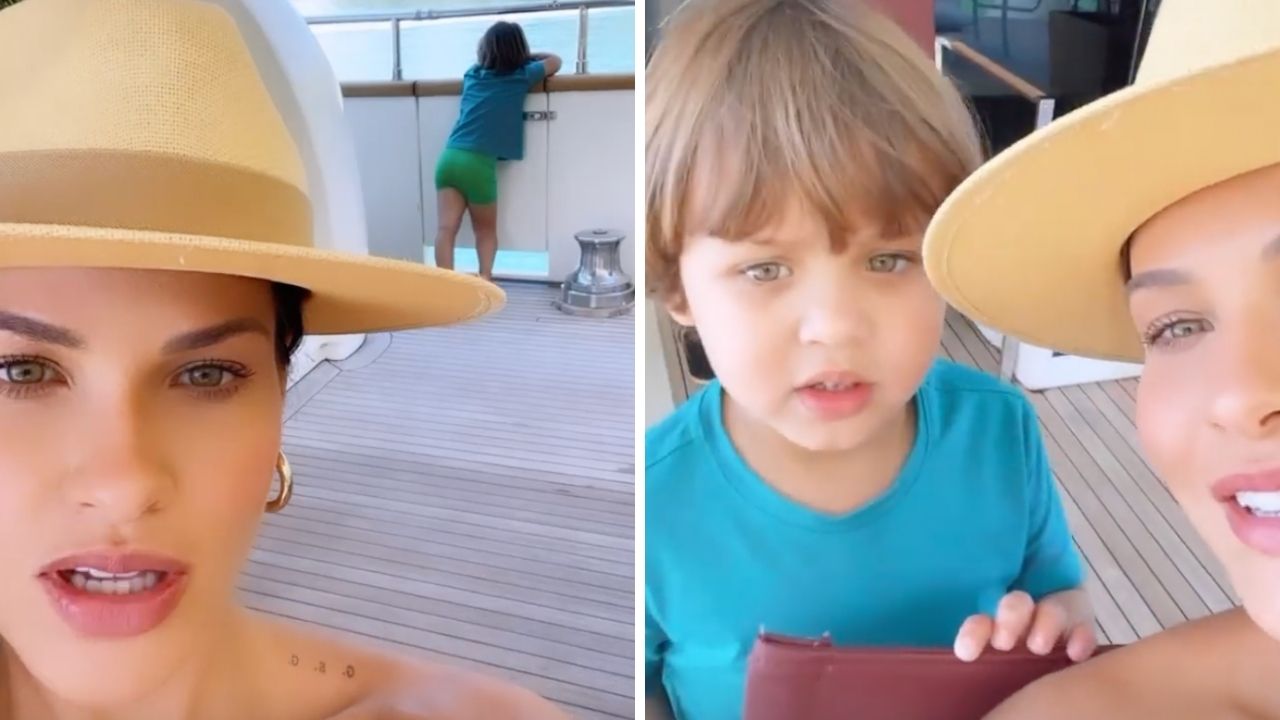 Que situação! Andressa Suita se confunde e troca os filhos no dia do aniversário: “Olha a mãe errando”