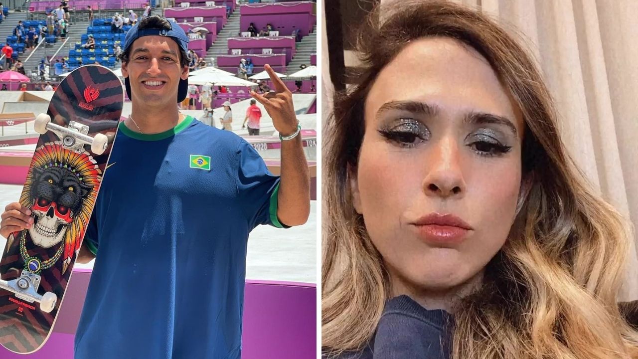 Após primeira medalha para o Brasil, Tatá Werneck mostra Clara Maria com skate e brinca: “2028 talvez ela esteja lá”