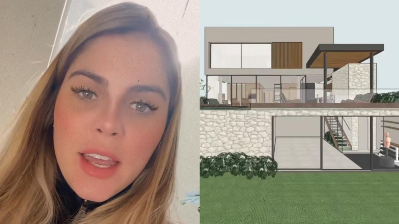 Bárbara Evans mostra detalhes do projeto da nova mansão que morará com o marido, Gustavo Theodoro: “Spoiler”