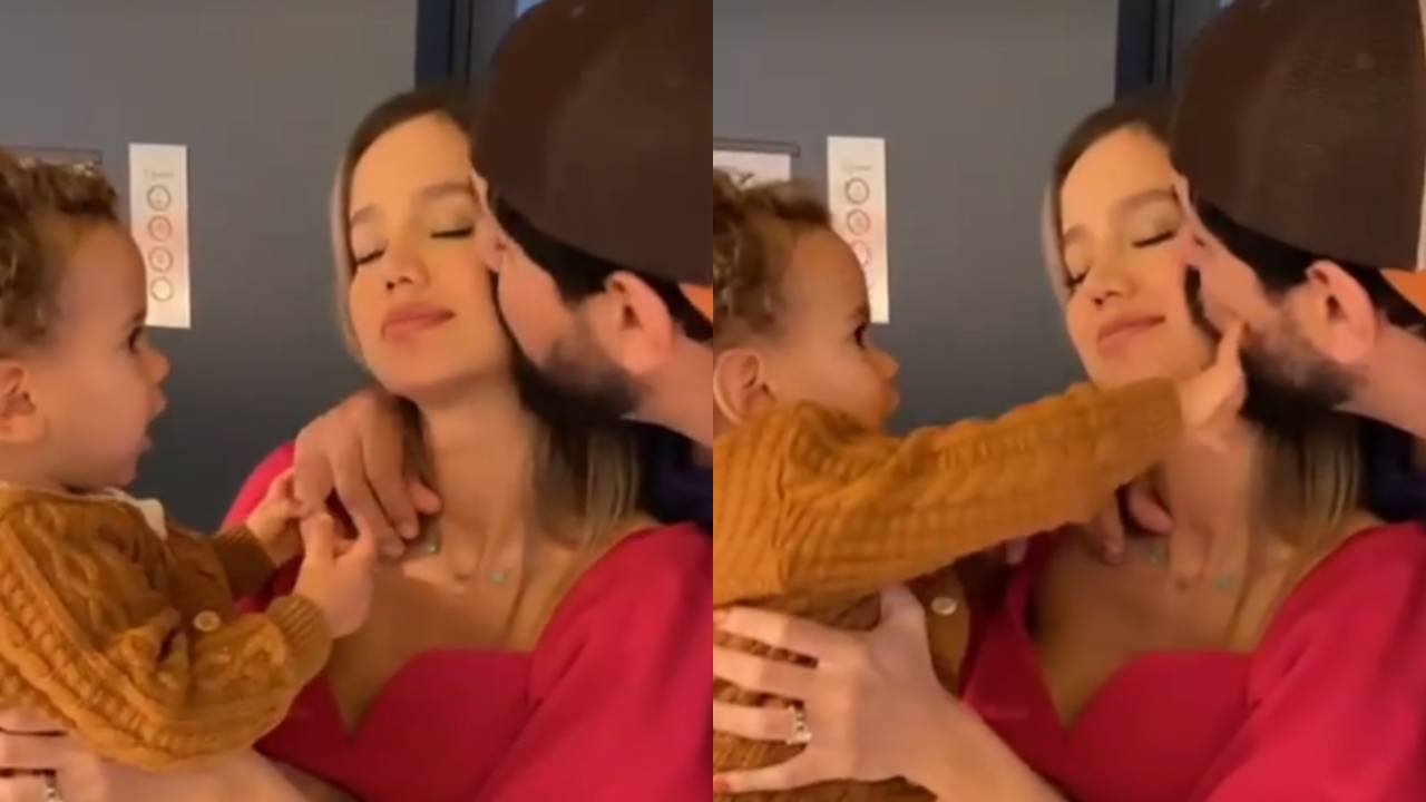 Biah Rodrigues diverte a web ao mostrar filho com crise de ciúmes de Sorocaba: “Essa mamãe é minha”