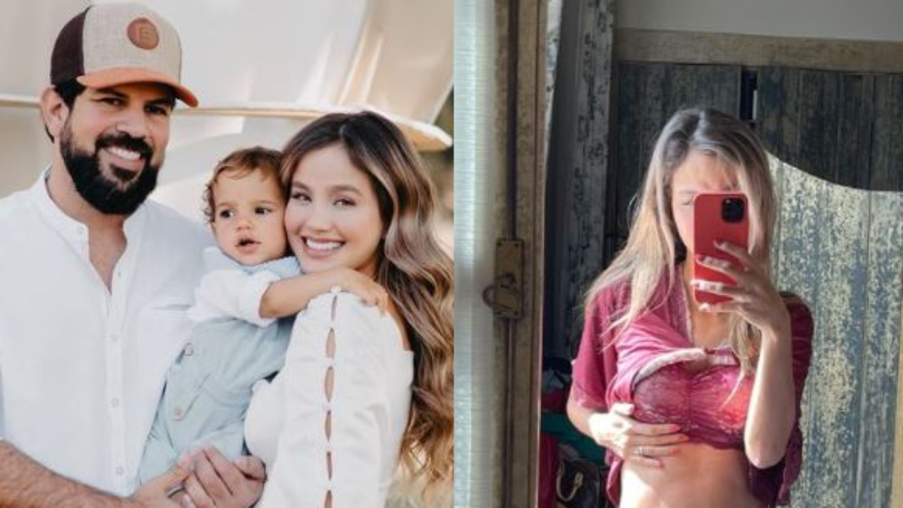 Gravidíssima, Biah Rodrigues espanta fãs ao exibir barriguinha no quinto mês: “Toda definida!”