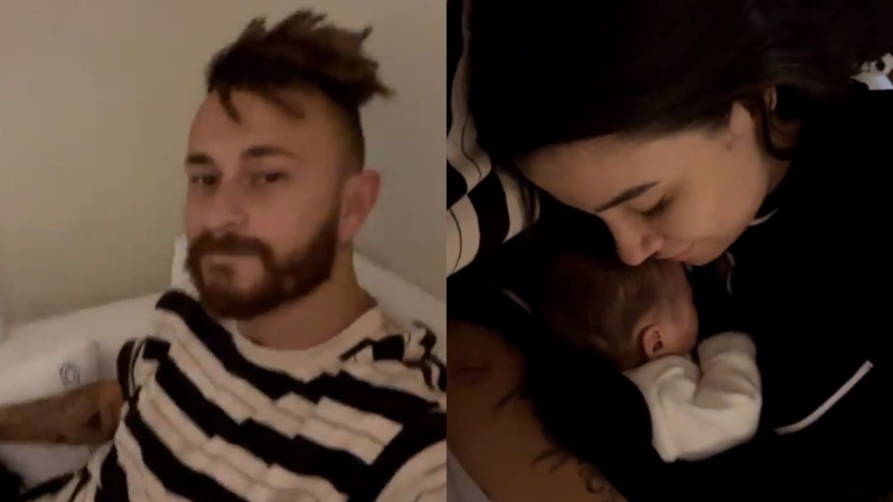 Momento família! Ex-BBB Bianca Andrade surge em puro chamego com bebê Cris na maternidade: “Minha vida”