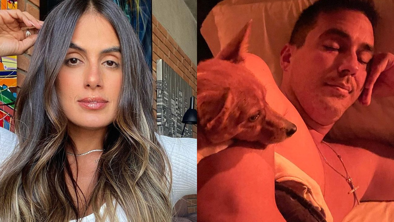 Tá rolando? Carol Peixinho aparece nas redes sociais com pet de André Marques após elogios no ‘No Limite’