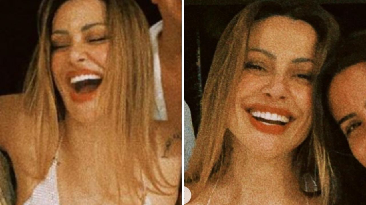 Cleo aparece feliz ao apresentar a família de seu marido para Gloria Pires e os irmãos: “Família atualizada”