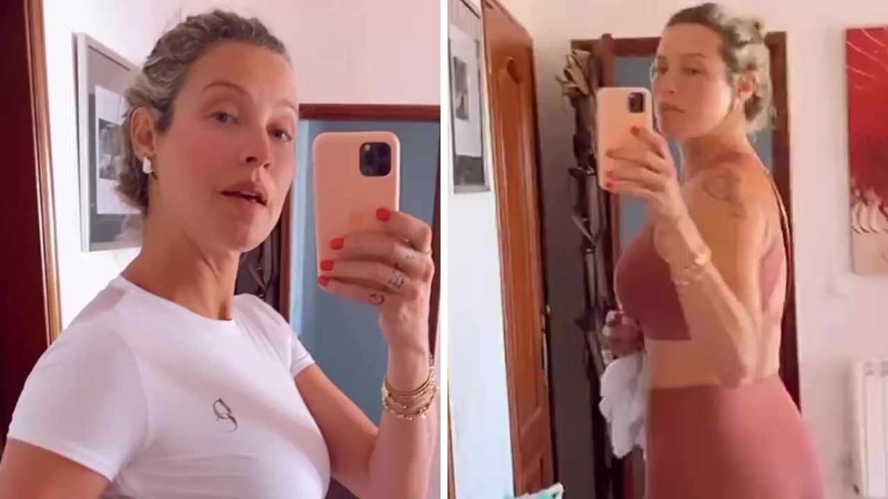 Com corpão em forma, Luana Piovani revela que não passa muito tempo na academia: “Vida real”
