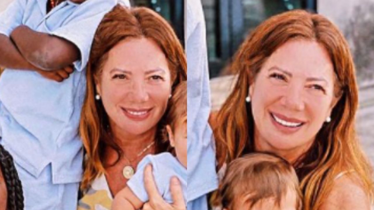 Deborah Ewbank surge mimando os netos em comemoração ao Dia dos Avós e fãs babam: “Amor de vó transborda”