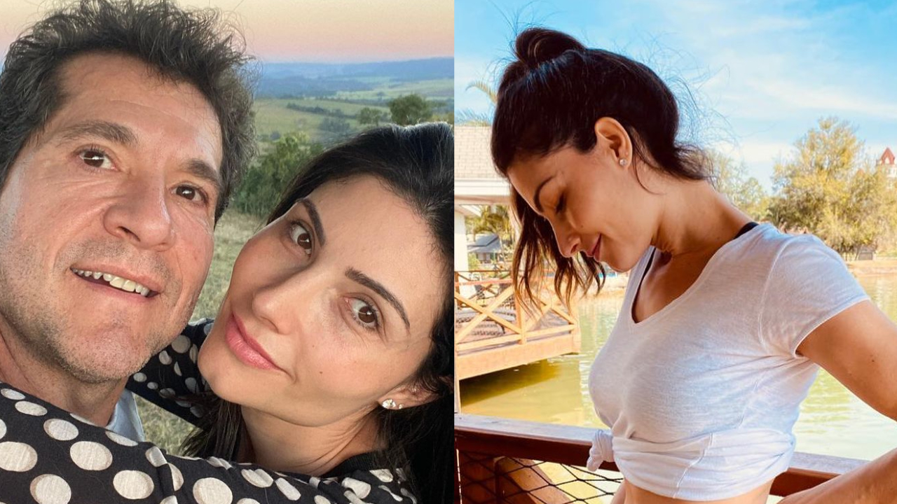 Esposa de cantor Daniel deixa barriguinha à mostra e celebra terceira gestação: “Tá crescendo!”
