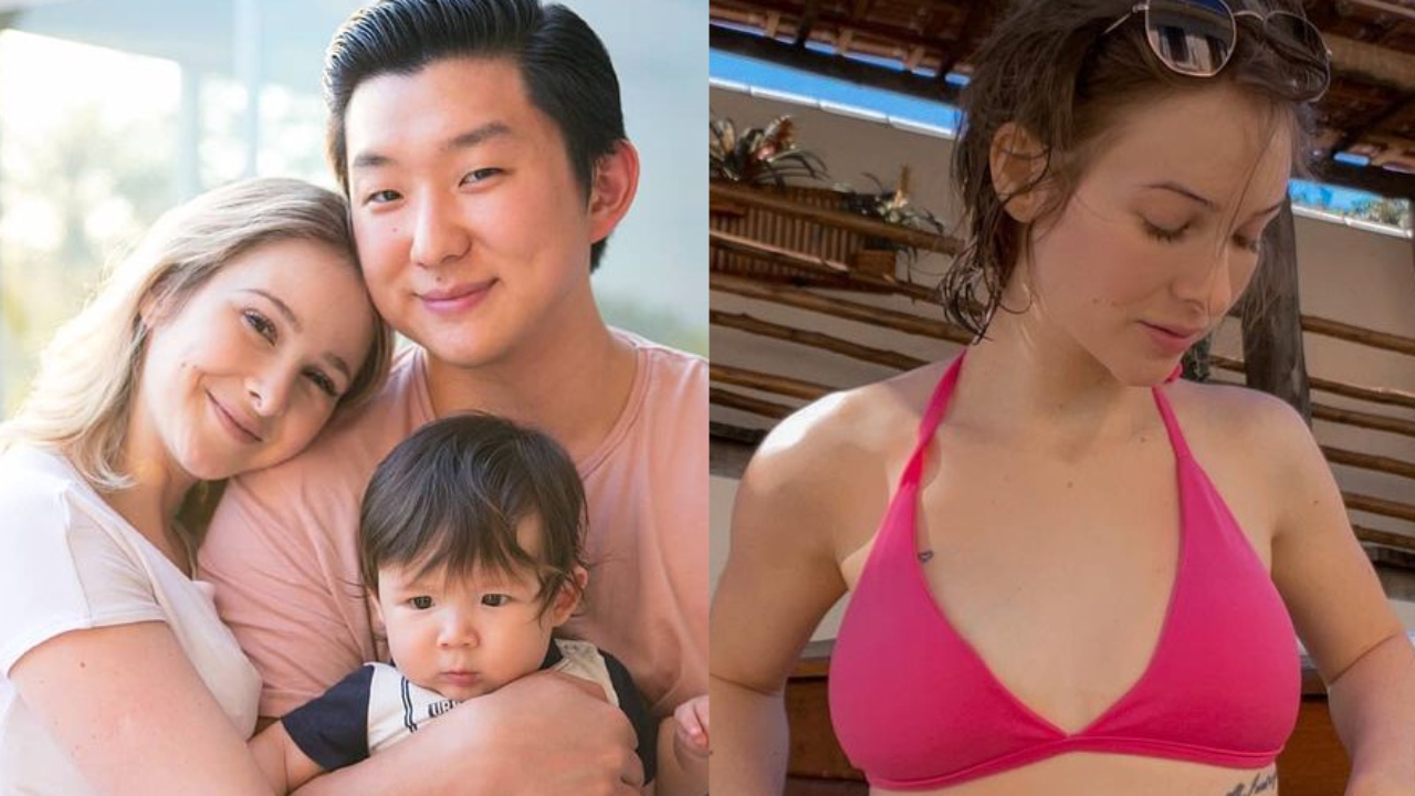 Esposa de ex-BBB Pyong Lee ostenta físico invejável em raro clique de biquíni: “Mamãe mais linda!”