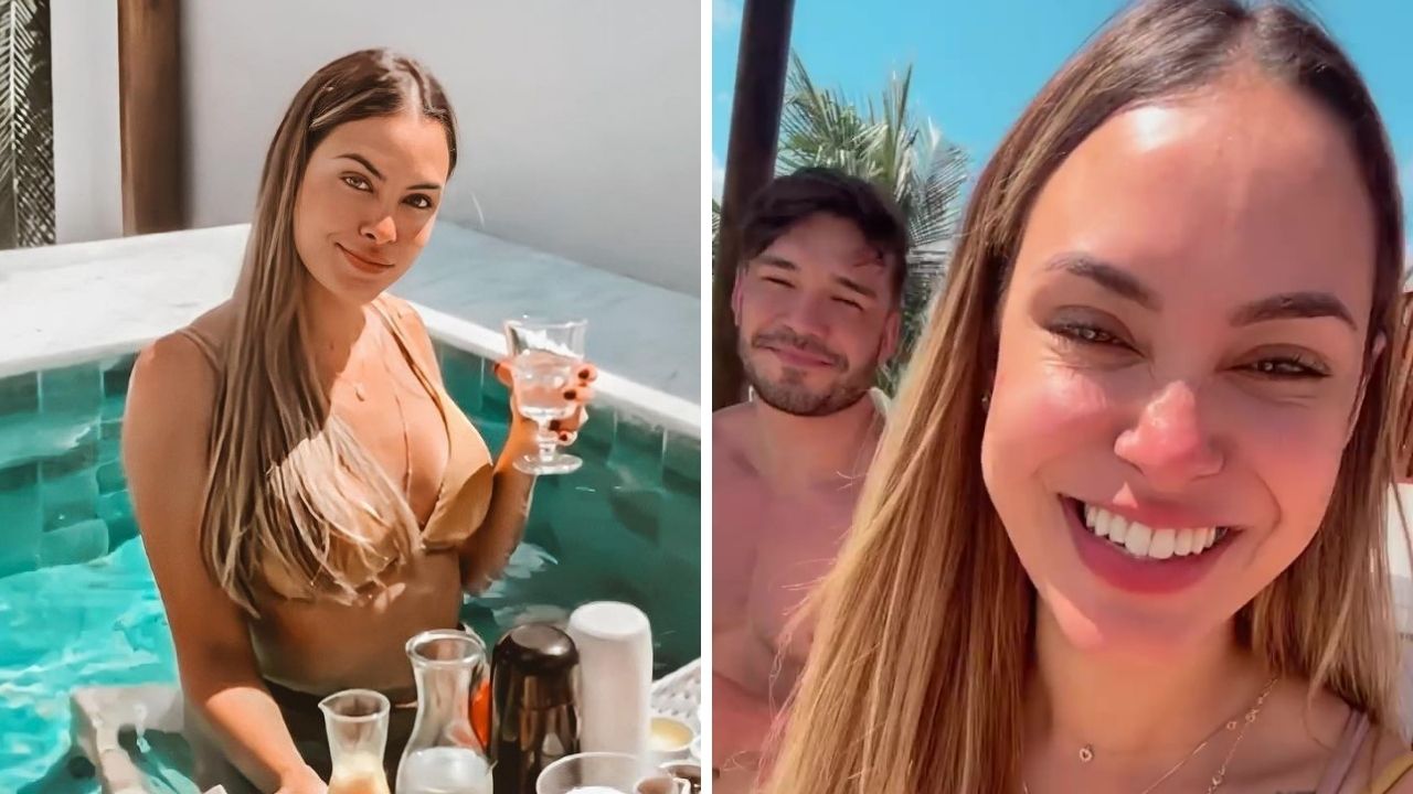 Ex-BBB Sarah Andrade curte viagem para Alagoas ao lado de novo affair, o ex-A Fazenda Lucas Viana: “Felicidade”