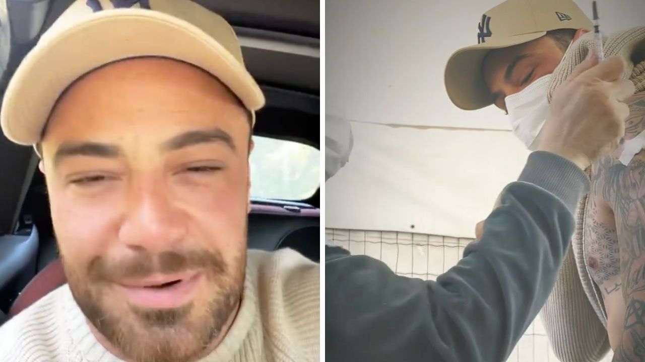 Felipe Titto se justifica após tomar a vacina atrasado e reconhece erro: “Irresponsável da minha parte”
