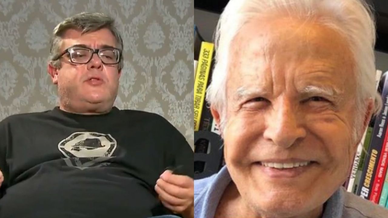 Filho biológico de Cid Moreira se junta ao irmão e diz que também foi vítima de abandono: “Não quer ser meu pai”