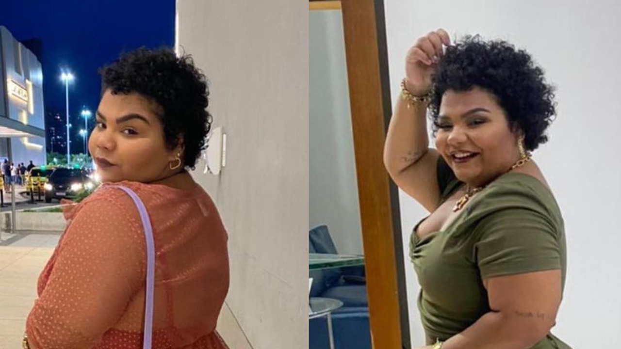 Flora Cruz elimina 13 quilos após dieta rigorosa e impressiona seguidores com antes e depois: “Me dedicando”