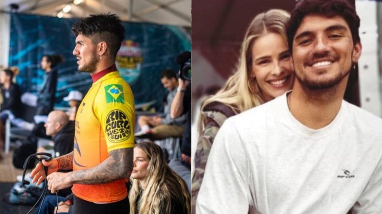 Em Tóquio, Gabriel Medina explica por que lutou tanto para ter Yasmin Brunet nas Olimpíadas: “Tem me dado força”