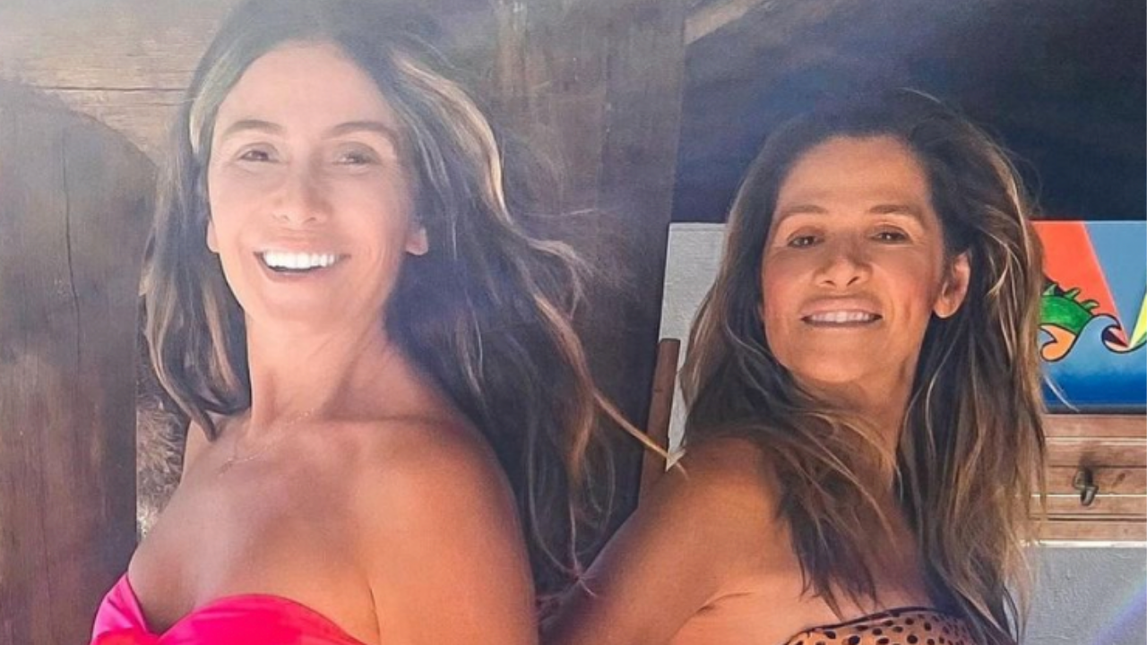 Quarentonas gostosas! Ingrid Guimarães e Giovanna Antonelli posam de biquíni: “Achei a gente bem gatas”