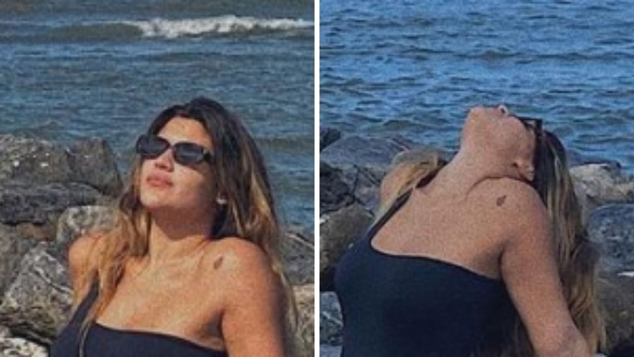 Filha gata de Flávia Alessandra, Giulia Costa seduz fãs com fotos de maiô: “Uma pantera”