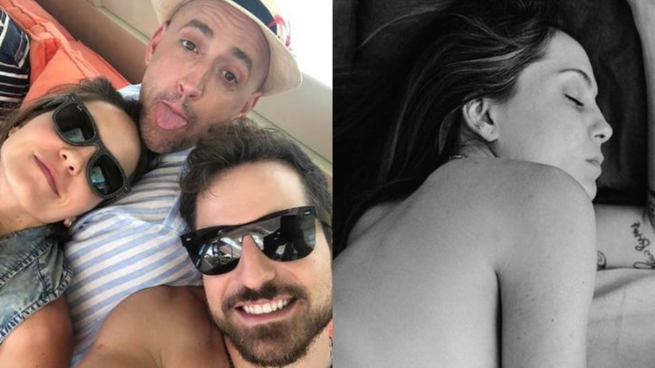 Irmã de Thales Bretas, viúvo de Paulo Gustavo, faz ensaio topless e exibe barrigão no nono mês: “Mamãe linda!”