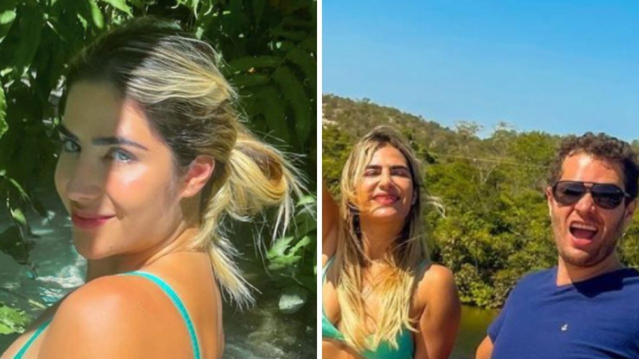 Pedro Leonardo e Jessica Costa viajam juntos e boa forma da influenciadora surpreende: “Beldade”