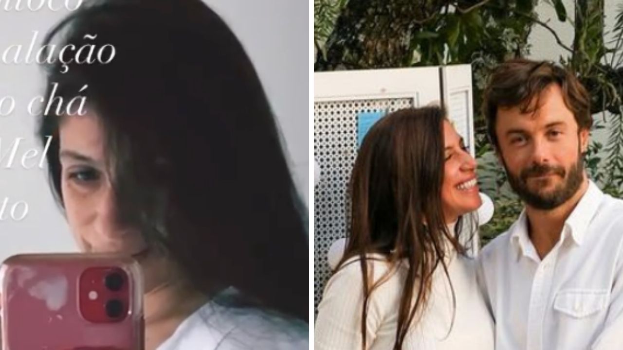 À espera de seu terceiro filho, namorada de Kayky Brito exibe a barriguinha pela primeira vez: “Carinho no pitoco”