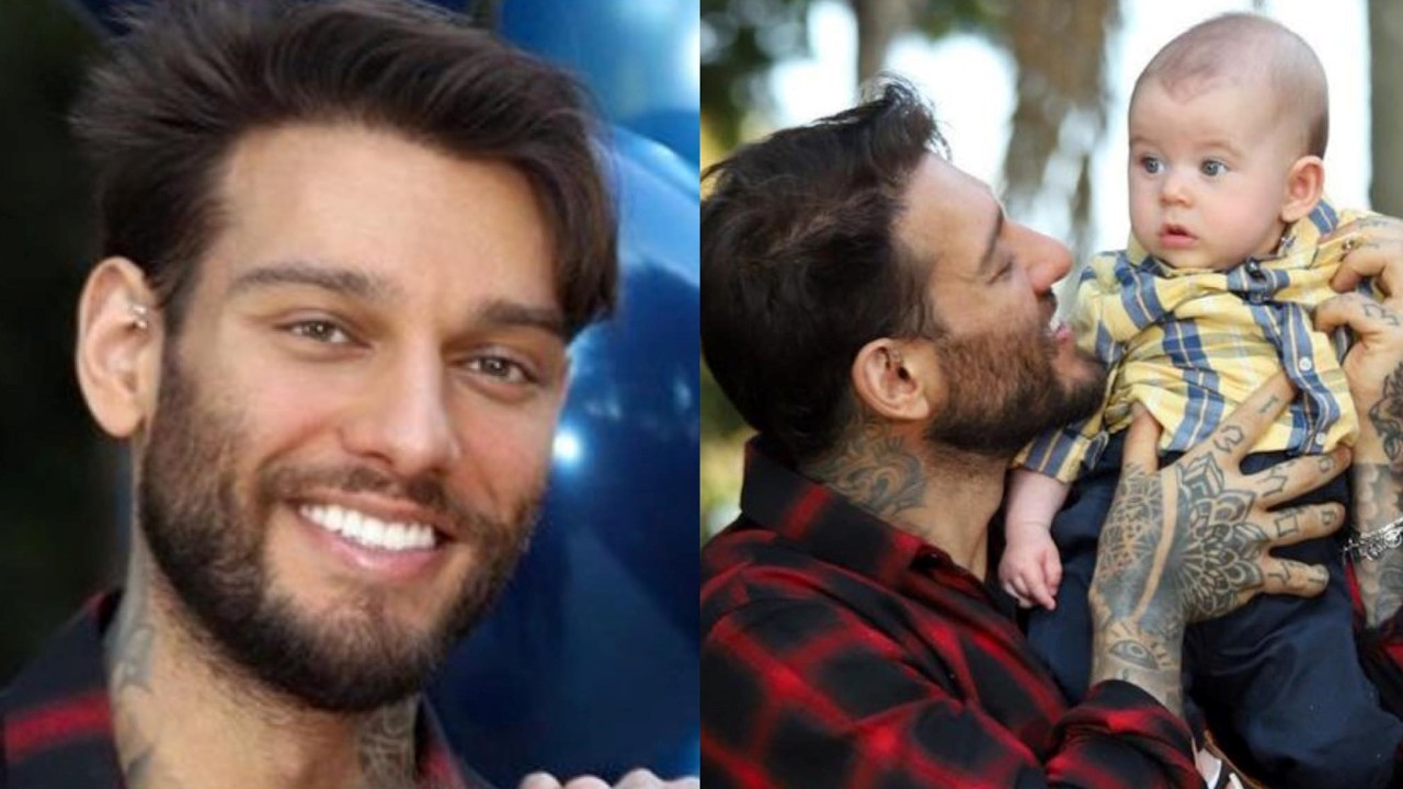 Ao celebrar 4 meses do filho, Lucas Lucco diz se preparar para ser o melhor exemplo para o herdeiro: “Cada vez melhor”