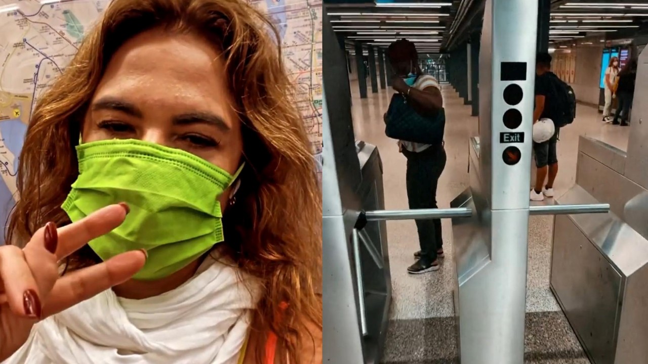 Em Nova York, Luciana Gimenez reclama do valor do táxi e recorre ao transporte público: “Só ando de metrô aqui”