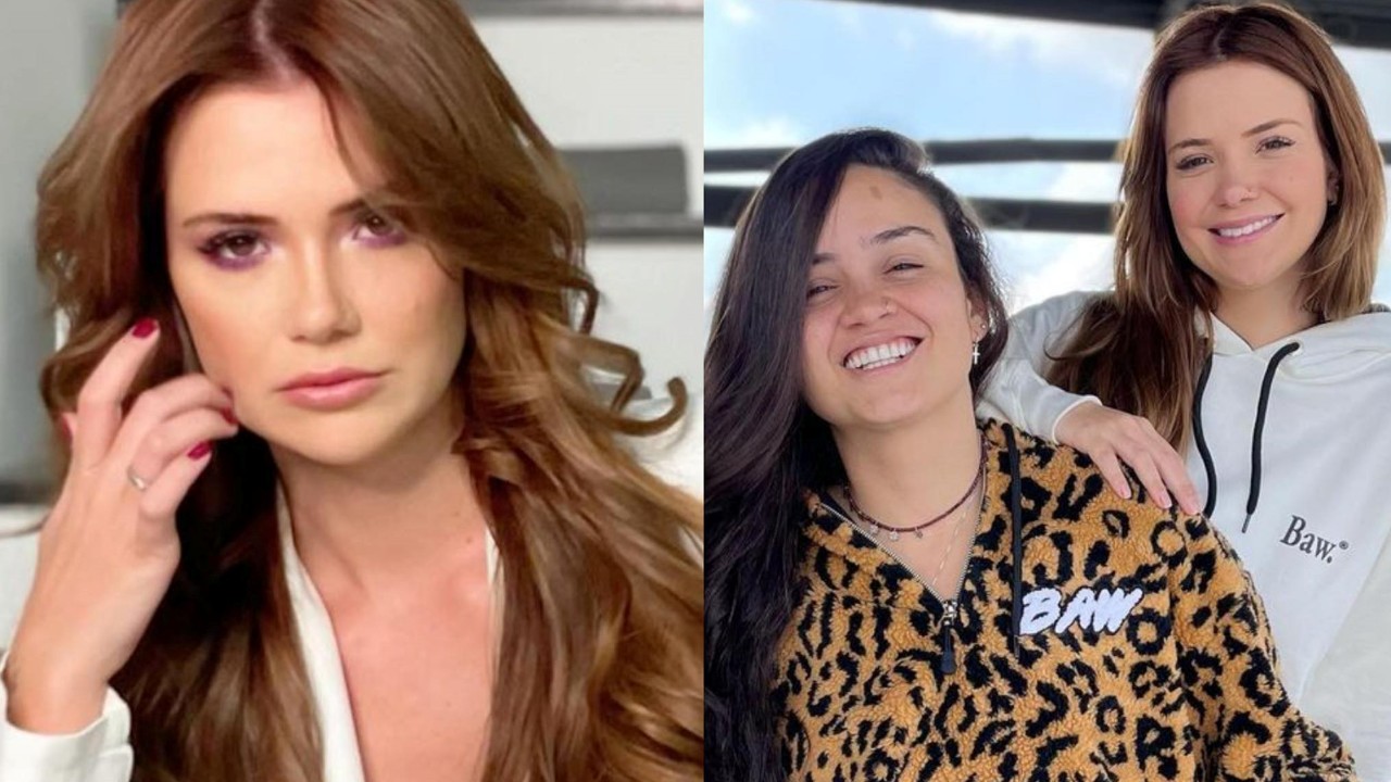 Ex-BBB Marcela Mc Gowan surge em momento de intimidade com a sertaneja Luiza e troca beijo apaixonado