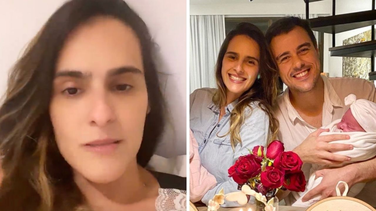 Esposa de Joaquim Lopes se desespera após filha engasgar e perder o ar: “Achei que fosse sair fora do corpo”