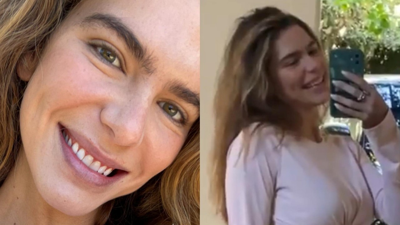 Poderosa e despreocupada, esposa de Cauã Reymond levanta blusa e ostenta shape trinado: “Exibida sim, idai?”