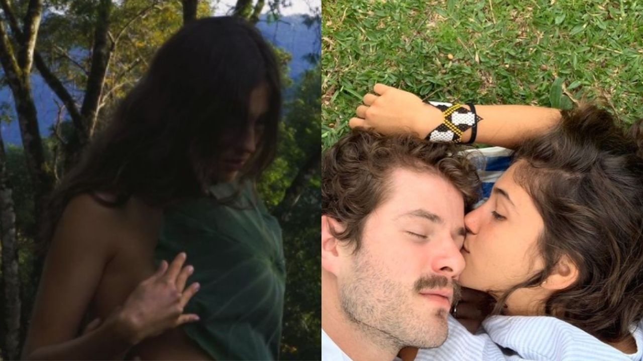 Pai de primeira viagem, Maurício Destri exibe barriguinha saliente da namorada e se derrete: “Meu amor e meu filho”