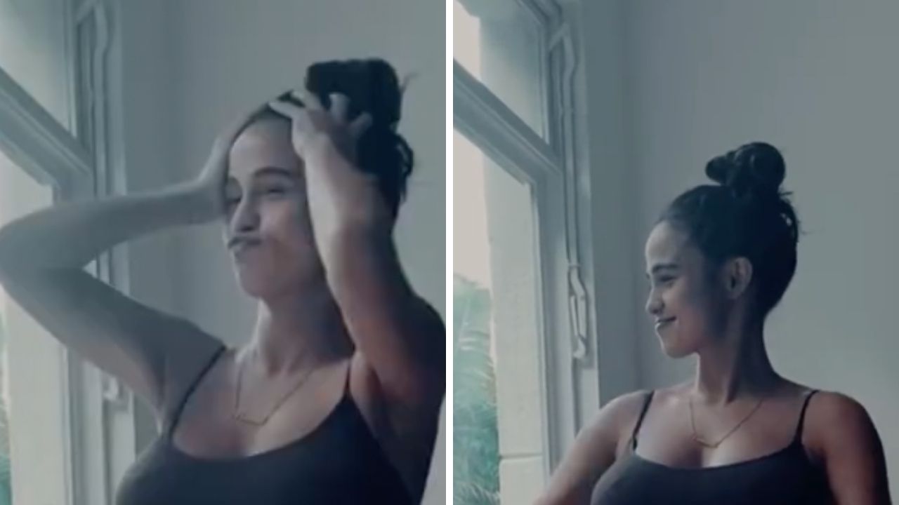 De top, Nanda Costa dança com o barrigão de fora em vídeo ousado: “Como ele tá grandão!”
