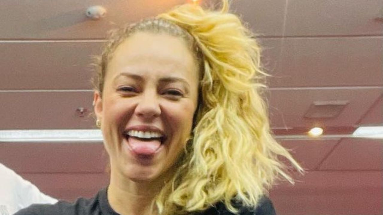 Paolla Oliveira mostra ensaio cansativo para o ‘Super Dança dos Famosos’ com seu parceiro: “Acabou comigo”
