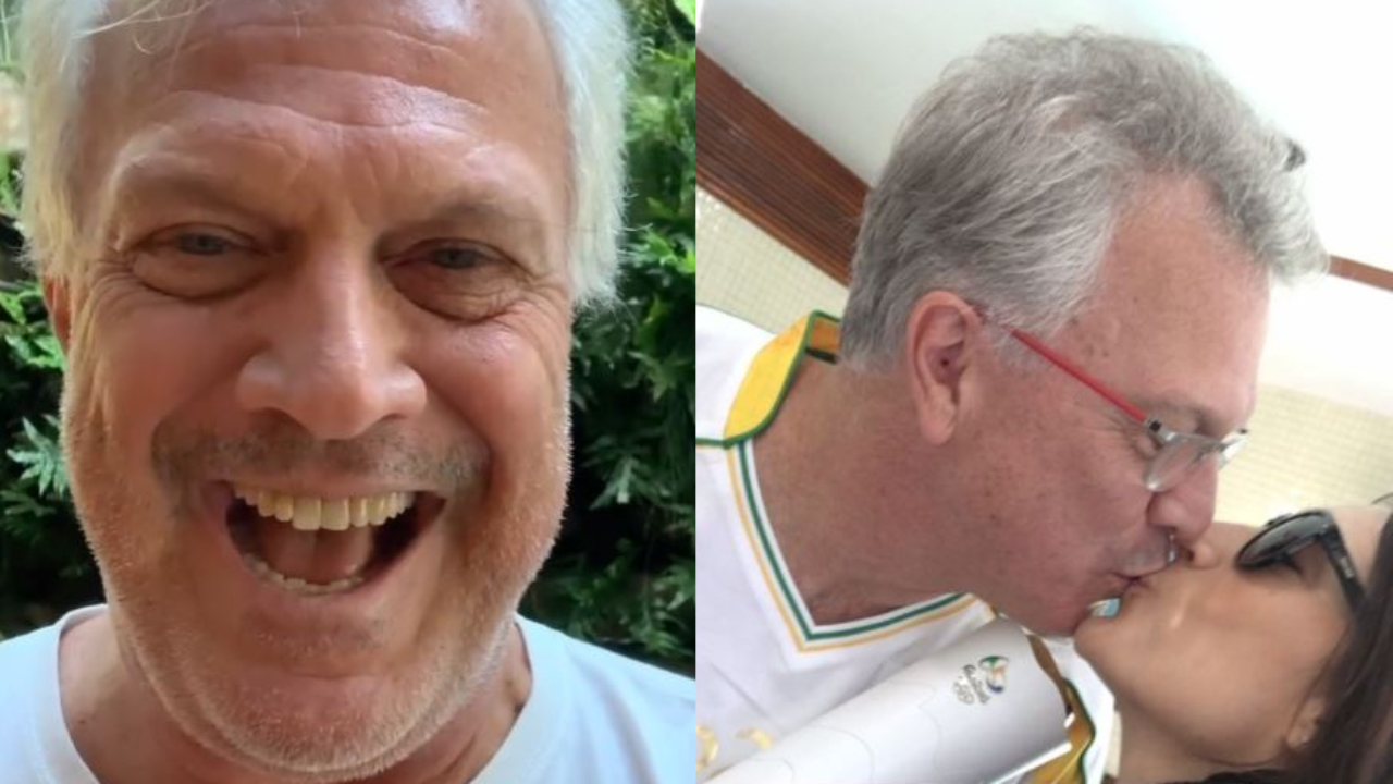 Pedro Bial ganha beijão de cinema de Maria Prata e relembra momento com tocha olímpica