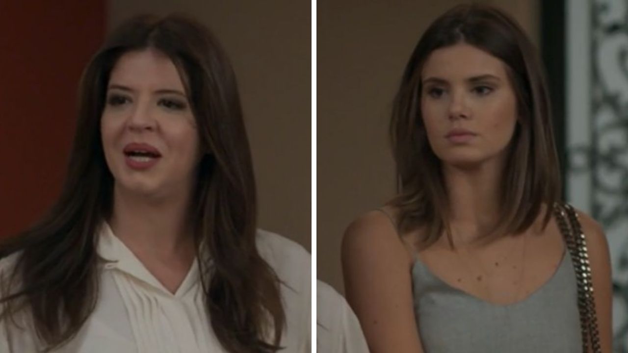 Pega Pega: Maria Pia banca a boa moça e faz Luiza comer na sua mão