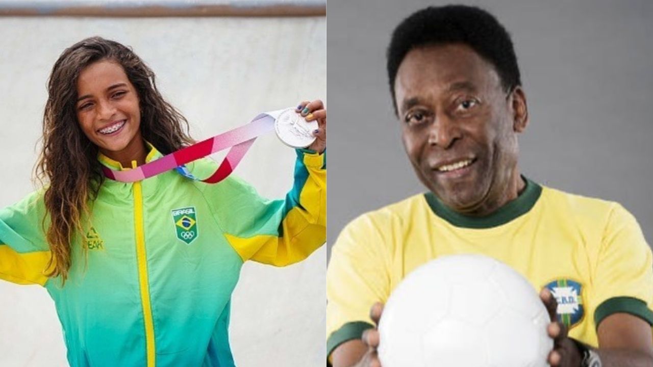 Medalhista no skate, Rayssa Leal abocanha prêmio maior e ganha homenagem de Pelé: “Me enche de orgulho”
