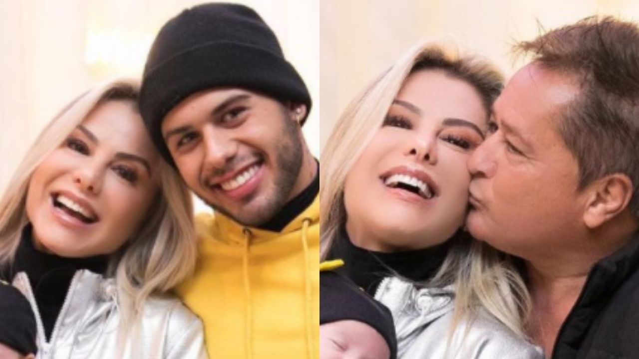 Poliana Rocha surge paparicando a neta e estoura o fofurômetro com cliques inéditos do mêsversario: “Te amamos”