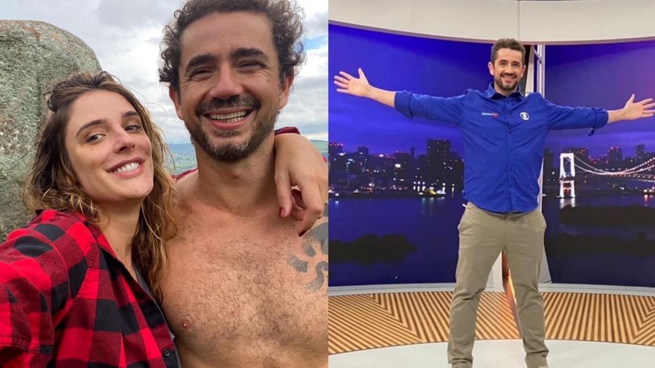 Orgulhosa, Rafa Brites celebra em ver Felipe Andreoli na transmissão das Olímpiadas de Tóquio: “Paixão e respeito”