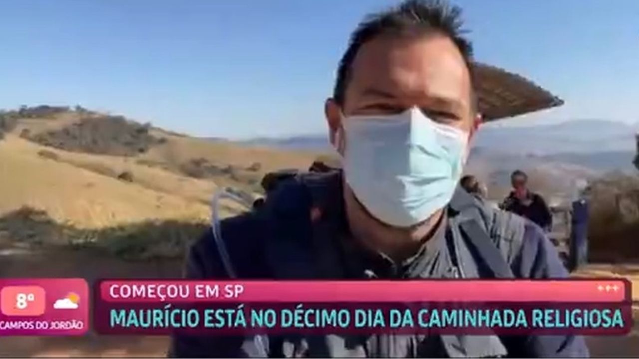Repórter do ‘Fantástico’ faz peregrinação rumo à Aparecida após perder seis familiares na pandemia