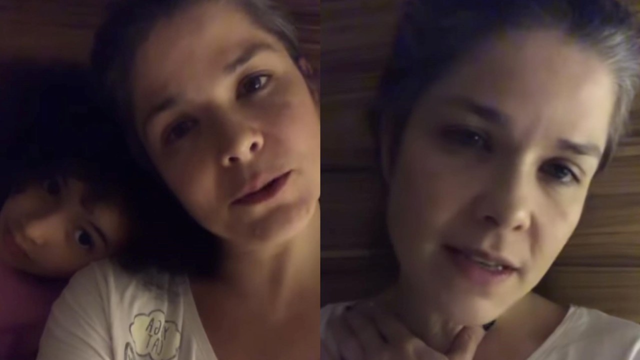 Após manter filha com Covid-19 isolada em quarto, Samara Felippo libera caçula da quarentena: “Juntinhas”